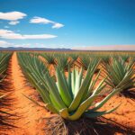 Plantação de babosa, uma planta africana, facil de se cuidar e com propriedades medicinais únicas!