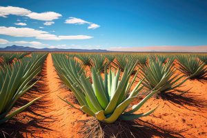 Plantação de babosa, uma planta africana, facil de se cuidar e com propriedades medicinais únicas!